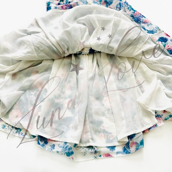 FOR LOVE & LEMONS Audrey Floral Mini Dress NWT - Picture 7 of 13